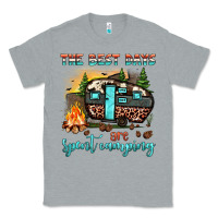 Heather Grey the best days are spent camping Classic Tee - JahusDesignShop