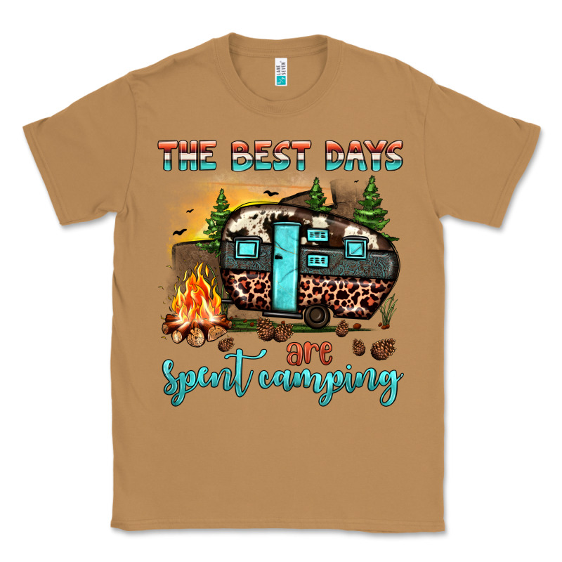 The Best Days Are Spent Camping Classic Tee by JahusDesignShop | Teevron