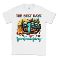 White the best days are spent camping Classic Tee - JahusDesignShop