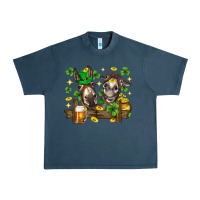 Midnight Navy St. Patrick's Day donkey Urban Heavy Tee - Neo Western