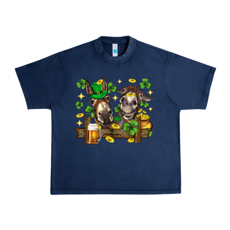 St. Patrick's Day Donkey Urban Heavy Tee by Neo Western | Teevron