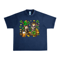 Navy St. Patrick's Day donkey Urban Heavy Tee - Neo Western