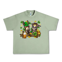 Oil Green St. Patrick's Day donkey Urban Heavy Tee - Neo Western