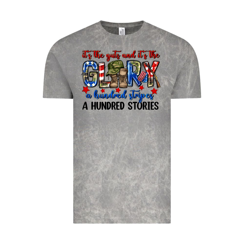 It's The Guts And It's The Glory A Hundred Stripes Vintage Tee by Neo Western | Teevron