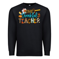 Black One thankful Teacher Premium Sweatshirt - NancyCooperArtShop