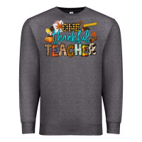 Charcoal Heather One thankful Teacher Premium Sweatshirt - NancyCooperArtShop