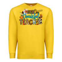 Lemon One thankful Teacher Premium Sweatshirt - NancyCooperArtShop