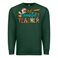 Sports Green One thankful Teacher Premium Sweatshirt - NancyCooperArtShop
