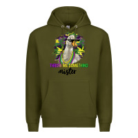 Army Green throw me something mister Premium Hoodie - LillyAllenDesigns