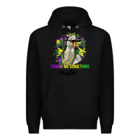 Black throw me something mister Premium Hoodie - LillyAllenDesigns