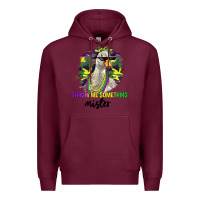 Burgundy throw me something mister Premium Hoodie - LillyAllenDesigns