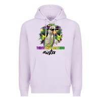 Lilac throw me something mister Premium Hoodie - LillyAllenDesigns