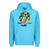 Ocean Blue throw me something mister Premium Hoodie - LillyAllenDesigns