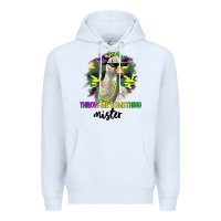 White throw me something mister Premium Hoodie - LillyAllenDesigns