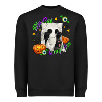 Black My Cat Is My Boo Heavyweight Sweatshirt - texasbilliewilder