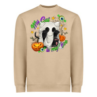 Mushroom My Cat Is My Boo Heavyweight Sweatshirt - texasbilliewilder