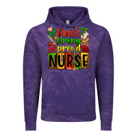 Cloud Purple black strong proud nurse Vintage Hoodie - Zillion Design Studio