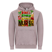 Vintage Zinc black strong proud nurse Vintage Hoodie - Zillion Design Studio