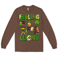Chestnut feeling lucky Long Sleeve Tee - Artiststas
