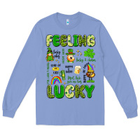 Colony Blue feeling lucky Long Sleeve Tee - Artiststas