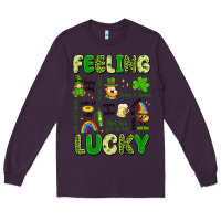 Plum feeling lucky Long Sleeve Tee - Artiststas