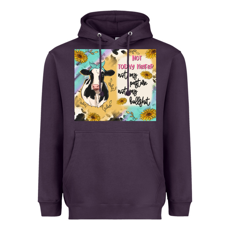 Not Today Heifer Heavyweight Hoodie by MaliasSmallBusiness | Teevron
