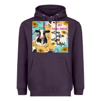 Plum not today heifer Heavyweight Hoodie - MaliasSmallBusiness