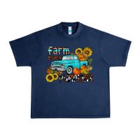 Navy farm fresh pumpkin Urban Heavy Tee - CowhideDigitalArt