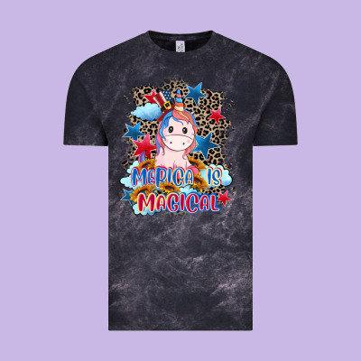Merica Is Magical 4th Of July Vintage Tee Designed By Cowgirlartshop