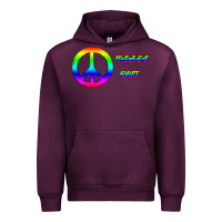 Mauve Wine Peace Out Urban Hoodie - Bettercallsaul