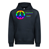 Navy Peace Out Urban Hoodie - Bettercallsaul