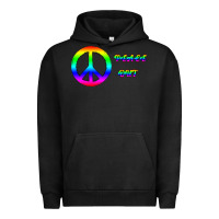 Pigment Black Peace Out Urban Hoodie - Bettercallsaul