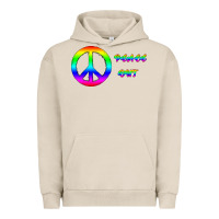 Pigment French Oak Peace Out Urban Hoodie - Bettercallsaul