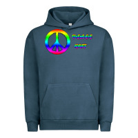 Pigment Midnight Navy Peace Out Urban Hoodie - Bettercallsaul