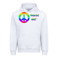 White Peace Out Urban Hoodie - Bettercallsaul