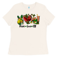 Bone peace love  elf Ladies Tee - AdoDesignShop