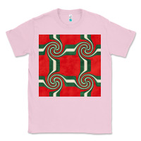 Bubblegum Pink retro christmas seamless pattern Classic Tee - BundleAndBundleShop