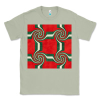 Matcha retro christmas seamless pattern Classic Tee - BundleAndBundleShop