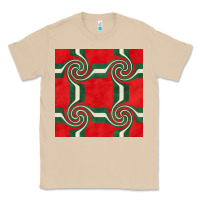 Mushroom retro christmas seamless pattern Classic Tee - BundleAndBundleShop