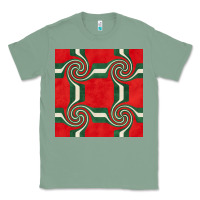 Sage retro christmas seamless pattern Classic Tee - BundleAndBundleShop