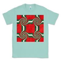 Seafoam retro christmas seamless pattern Classic Tee - BundleAndBundleShop