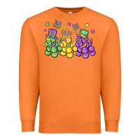 Carrot mardi gras bead dogs Premium Sweatshirt - MaliasSmallBusiness