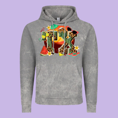 Summer Tx Vintage Hoodie Designed By Texasbilliewilder