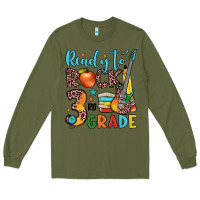 Army Green ready to rock 3rd grade Long Sleeve Tee - JahusDesignShop
