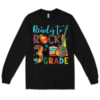Black ready to rock 3rd grade Long Sleeve Tee - JahusDesignShop