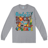 Heather Grey ready to rock 3rd grade Long Sleeve Tee - JahusDesignShop