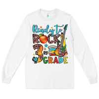 White ready to rock 3rd grade Long Sleeve Tee - JahusDesignShop