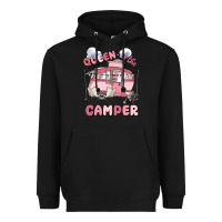 Black queen of the camper Heavyweight Hoodie - MaliasSmallBusiness
