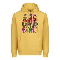 Antique Gold i just want to be loved bayau Premium Hoodie - LillyAllenDesigns