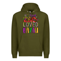 Army Green i just want to be loved bayau Premium Hoodie - LillyAllenDesigns